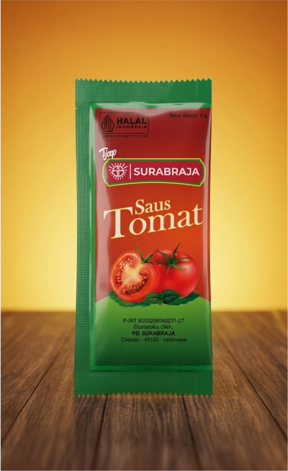 TOMATO KETCHUP TJAP SURABRAJA SACHET 9g