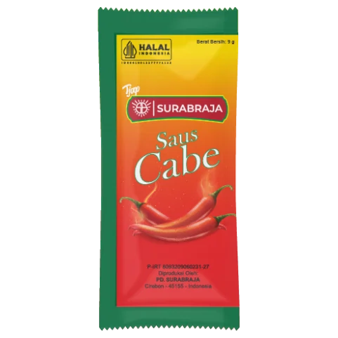 CHILI SAUCE TJAP SURABRAJA SACHET 9g